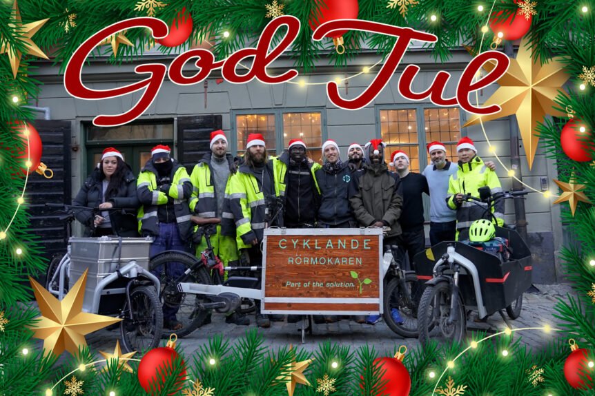 God Jul! Önskar vi på Cyklande Rörmokaren